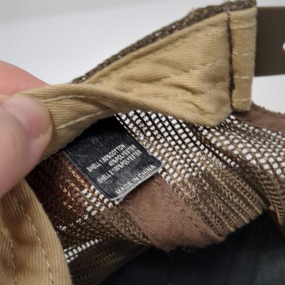 Twin Troller Ambassador Trucker Cap Brown OS Adjustable Mesh Back Richardson - Picture 10 of 10